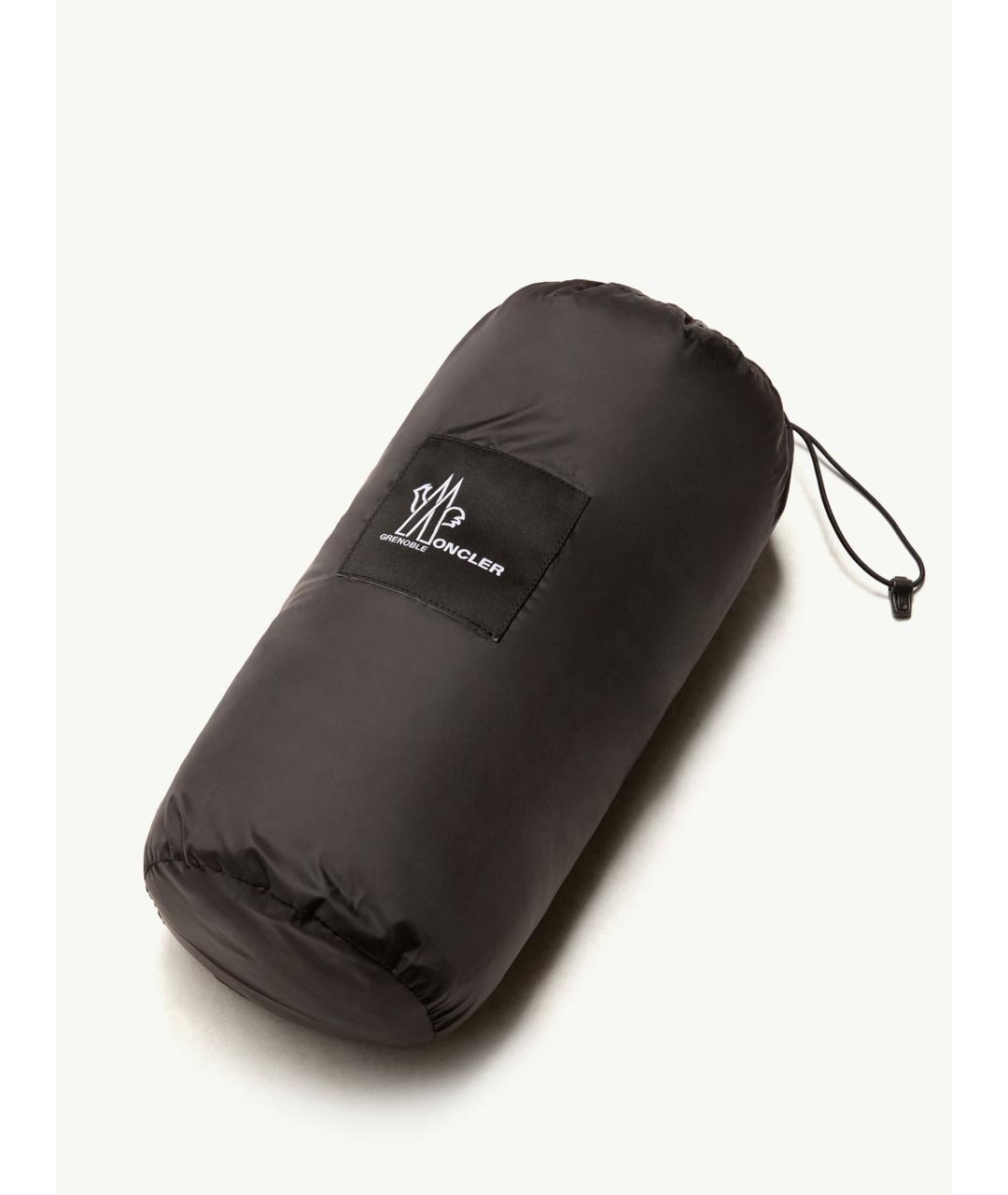 MONCLER Черный полиамидовый жилет, фото 7