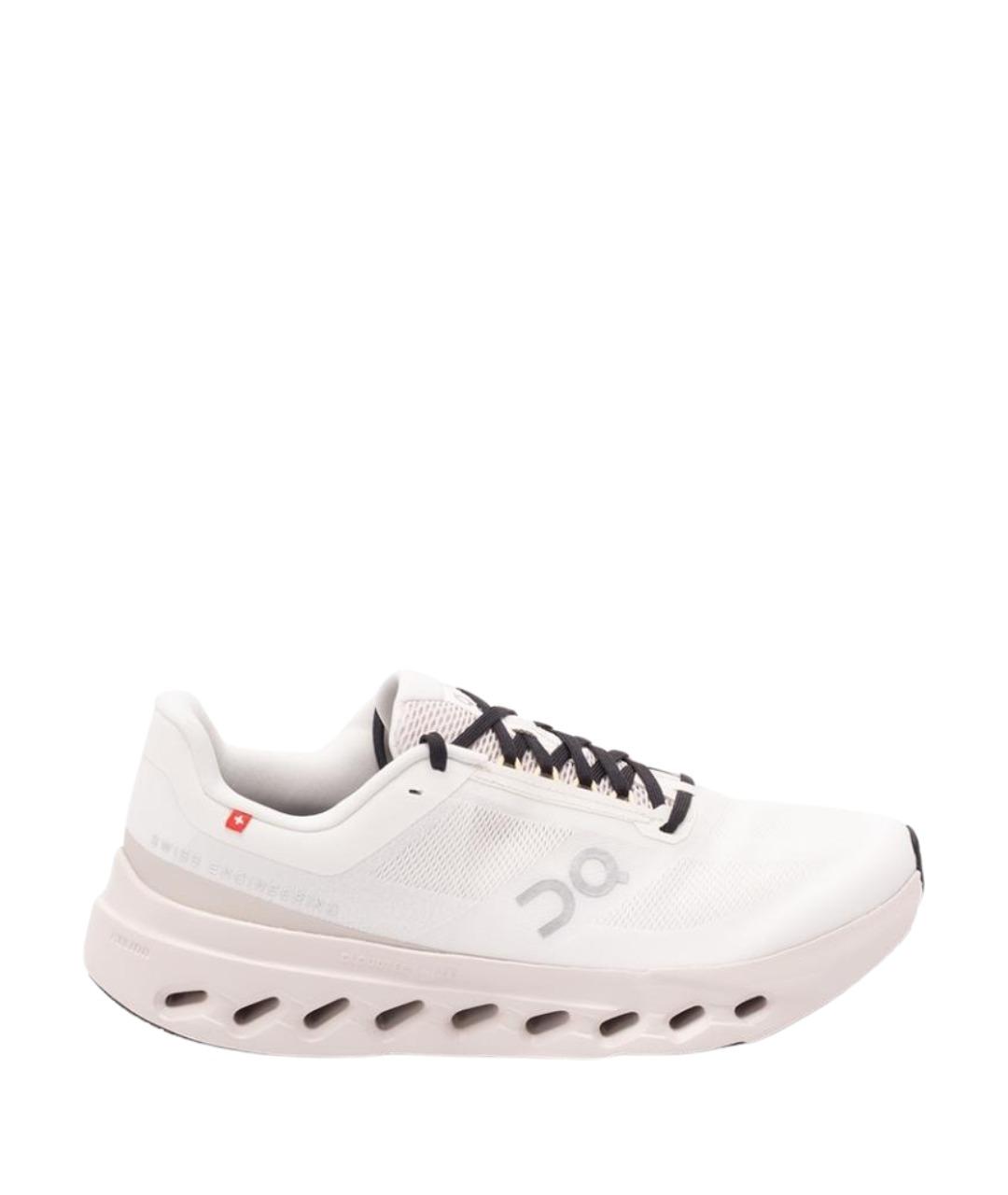 ON Белые текстильные низкие кроссовки / кеды, фото 1