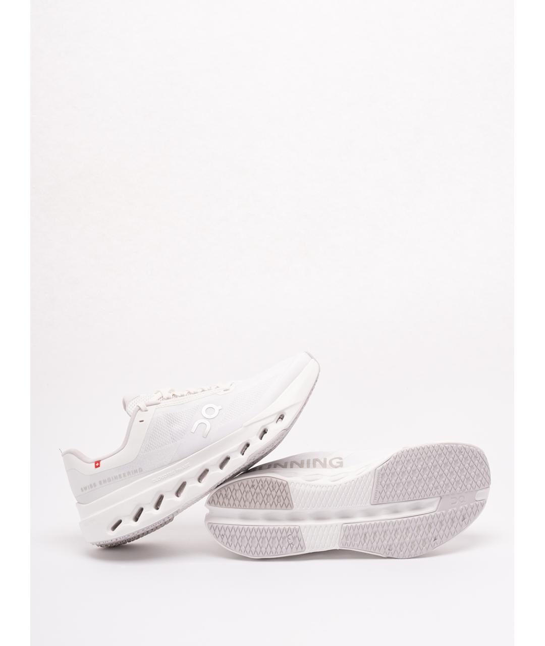 ON Белые текстильные низкие кроссовки / кеды, фото 4