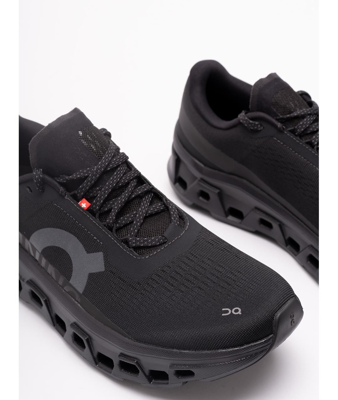 ON Черные текстильные низкие кроссовки / кеды, фото 5