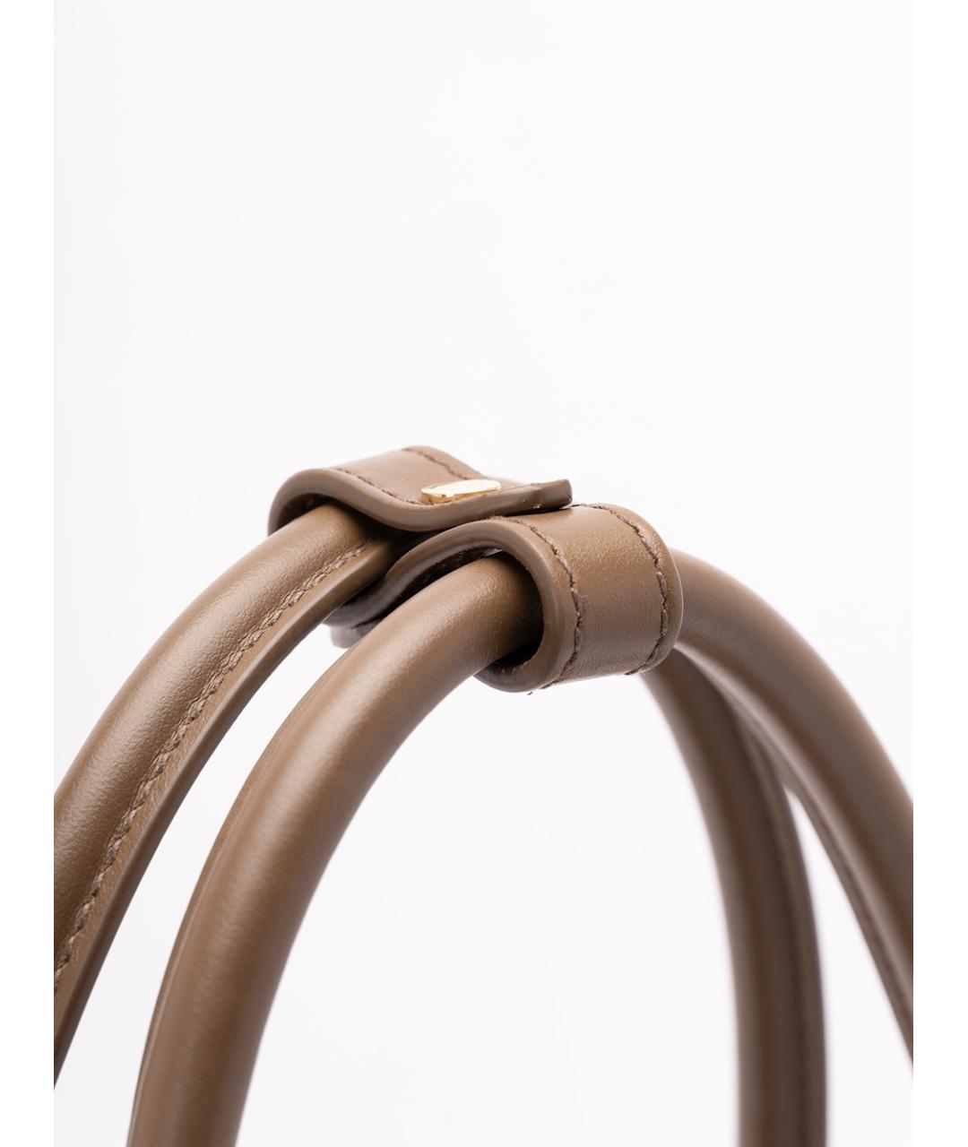 MIU MIU Коричневая кожаная сумка тоут, фото 5