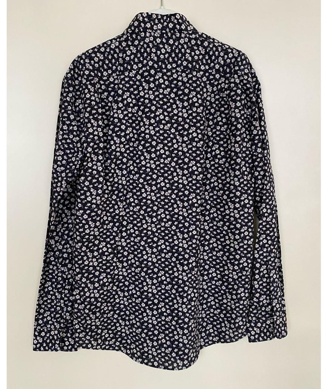 PAUL SMITH Черная хлопковая кэжуал рубашка, фото 7