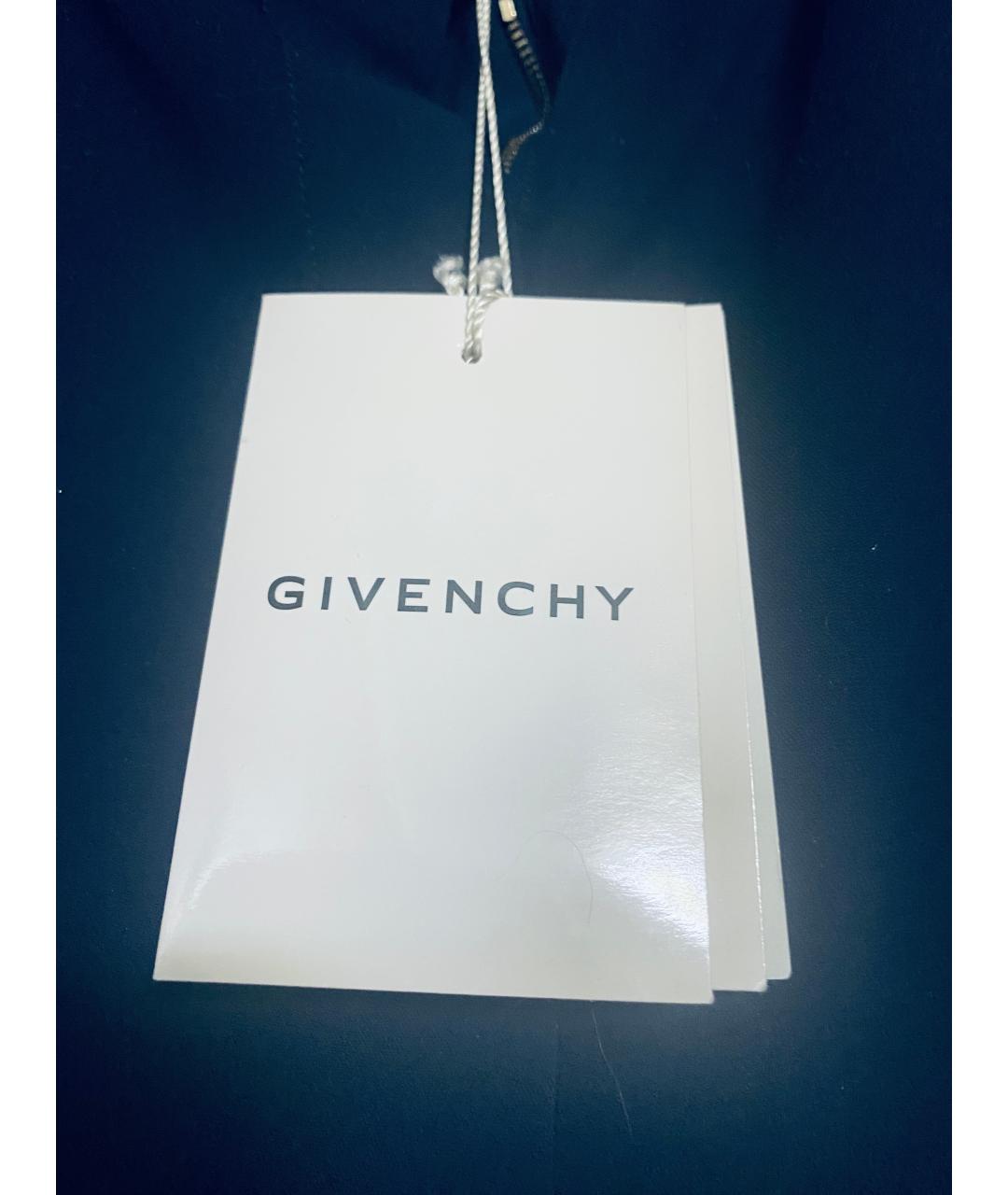 GIVENCHY Синий вискозный костюм с брюками, фото 6