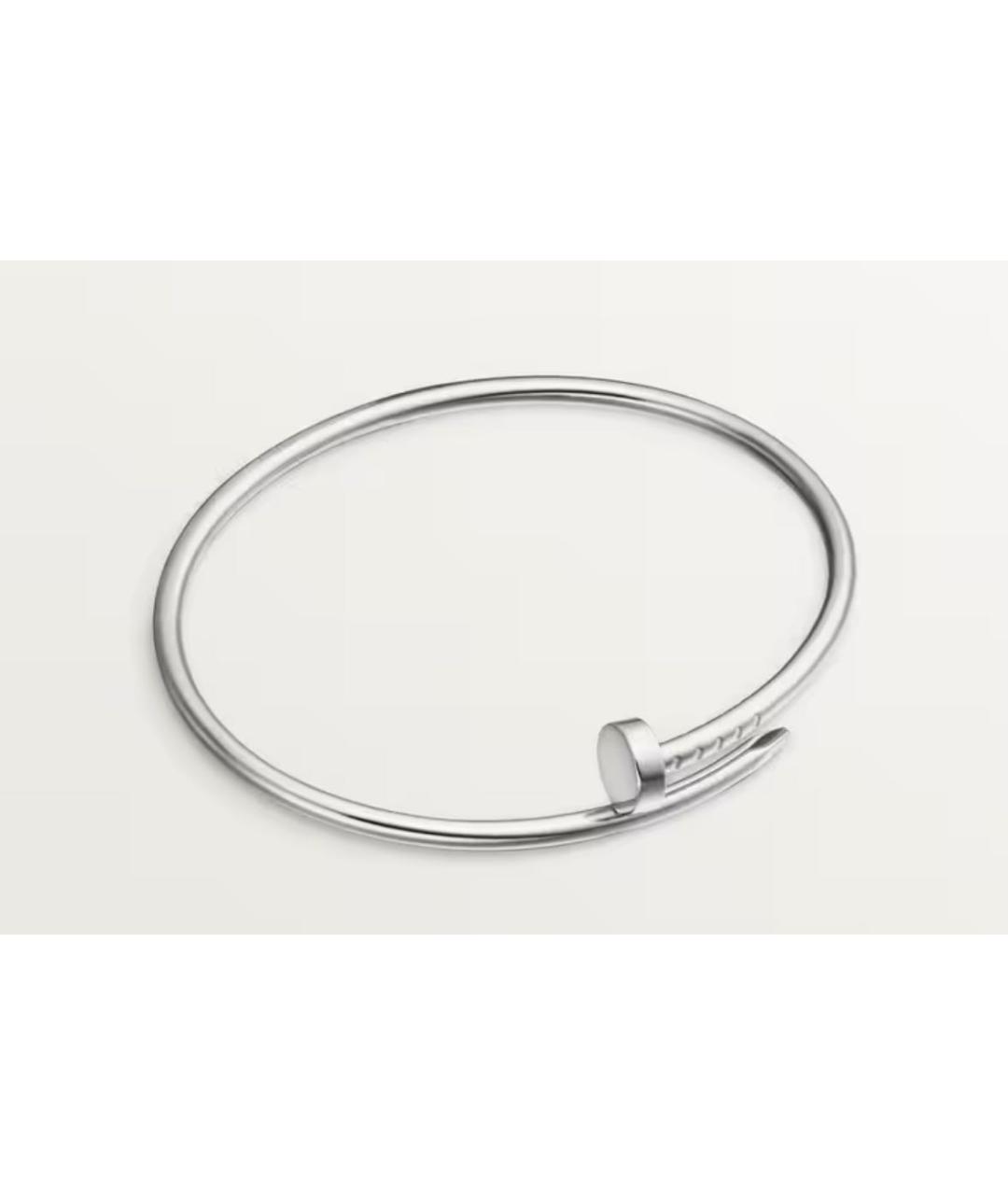 CARTIER Серебрянный браслет из белого золота, фото 4