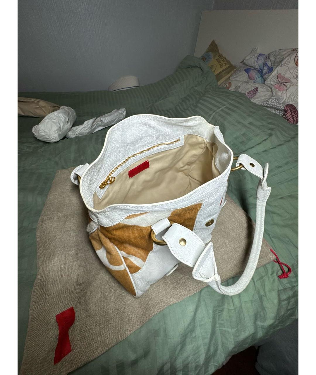 VALENTINO Сумка с короткими ручками из экзотической кожи, фото 4