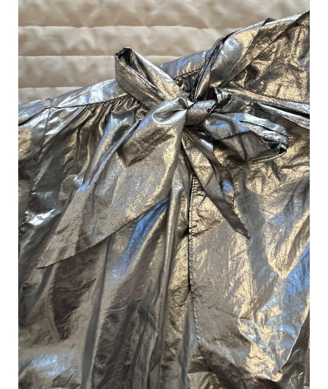 ISABEL MARANT Серебряная хлопковая блузы, фото 2