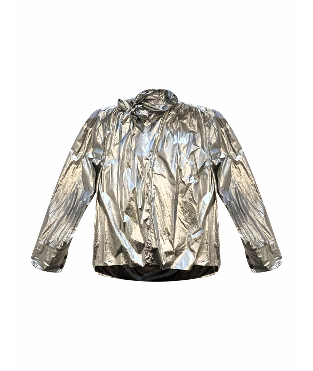 ISABEL MARANT Серебряная хлопковая блузы, фото 1