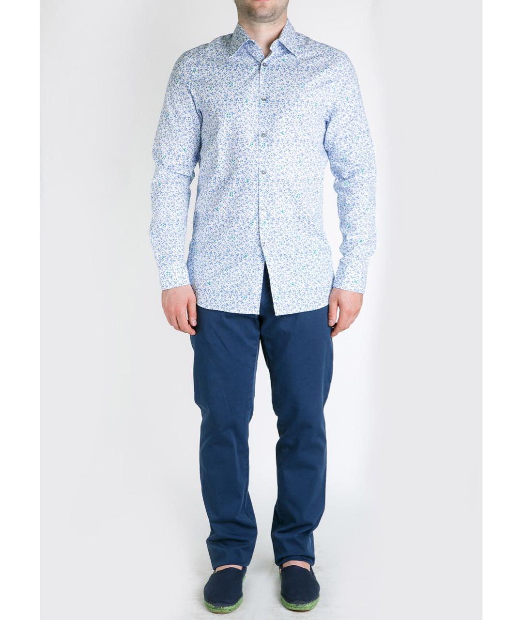 PAUL SMITH Белая хлопковая классическая рубашка, фото 3