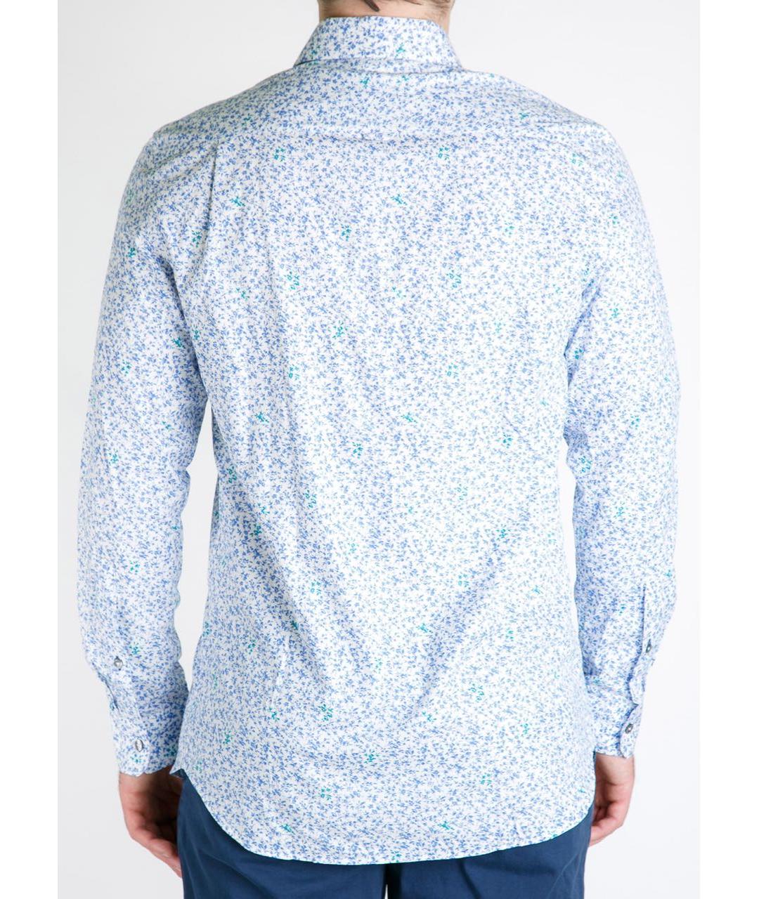 PAUL SMITH Белая хлопковая классическая рубашка, фото 4