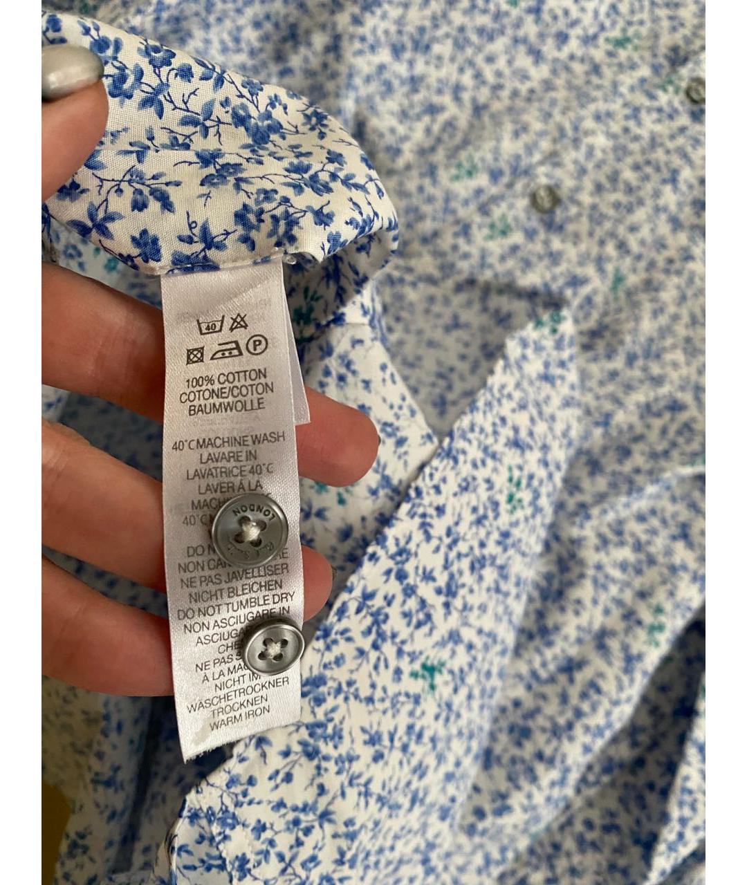 PAUL SMITH Белая хлопковая классическая рубашка, фото 8