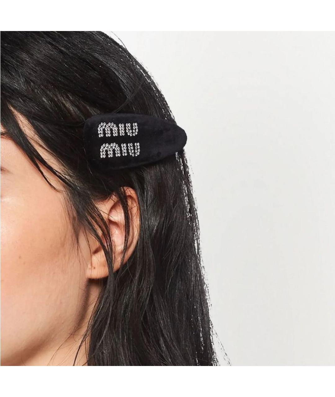 MIU MIU Голубая заколка, фото 4