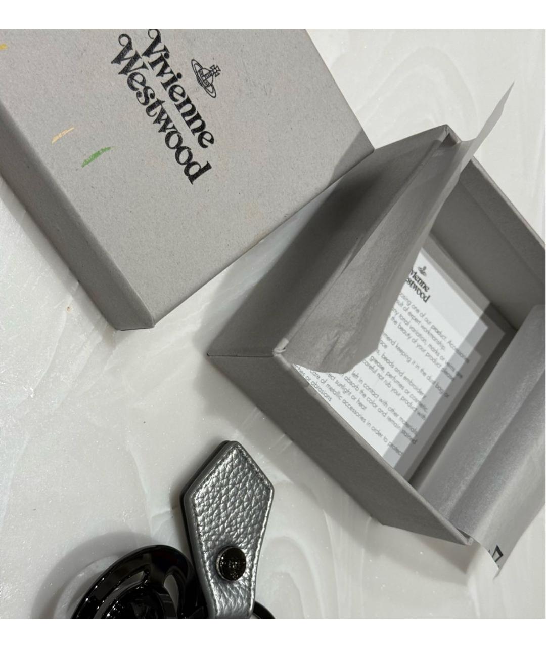 VIVIENNE WESTWOOD Черный брелок, фото 4