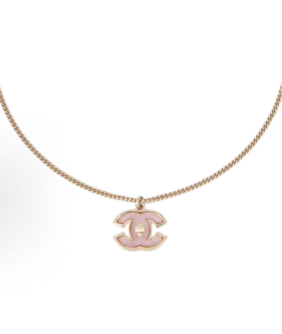 CHANEL Золотое металлическое колье, фото 2