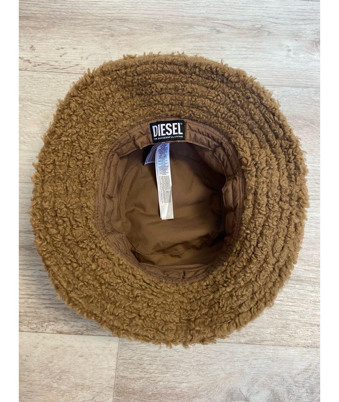 DIESEL Коричневая синтетическая панама, фото 4