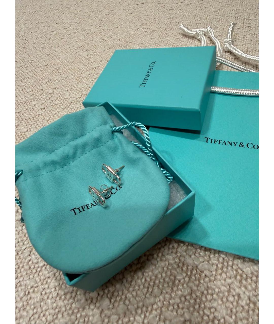 TIFFANY&CO Серебряные серебряные серьги, фото 3