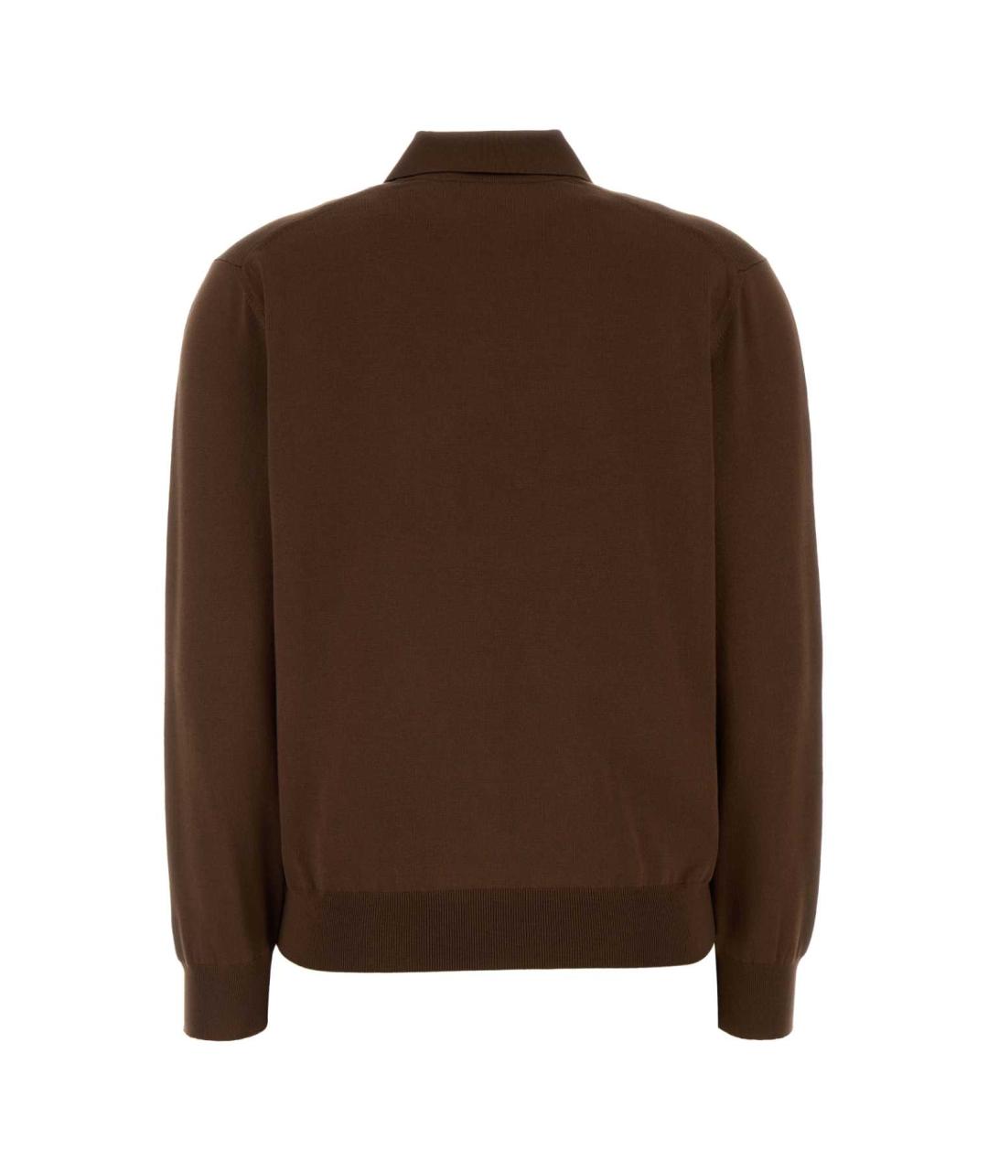 PRADA Коричневый джемпер / свитер, фото 2
