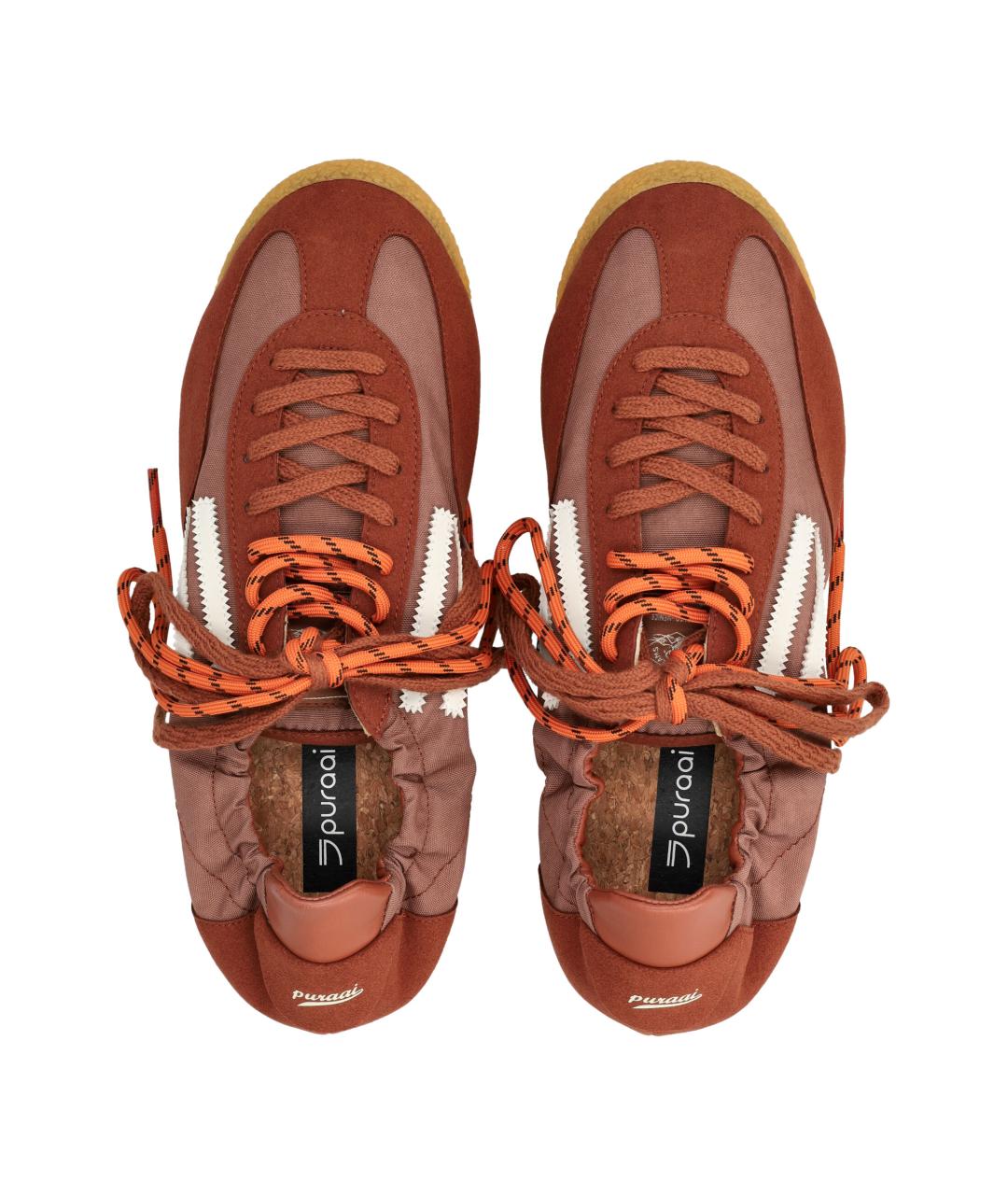 PURAAI Коричневые низкие кроссовки / кеды, фото 2