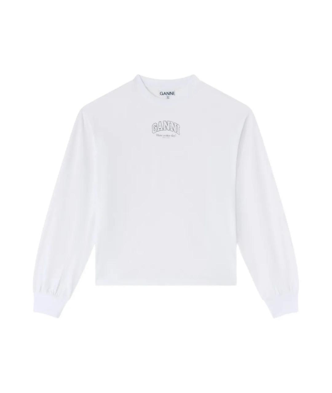 GANNI Хлопковый джемпер / свитер, фото 1