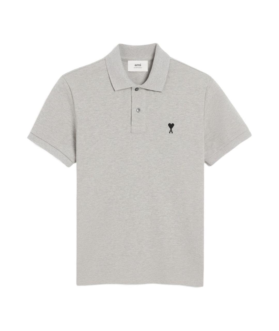 Ami Paris Хлопковое поло с коротким рукавом, фото 1