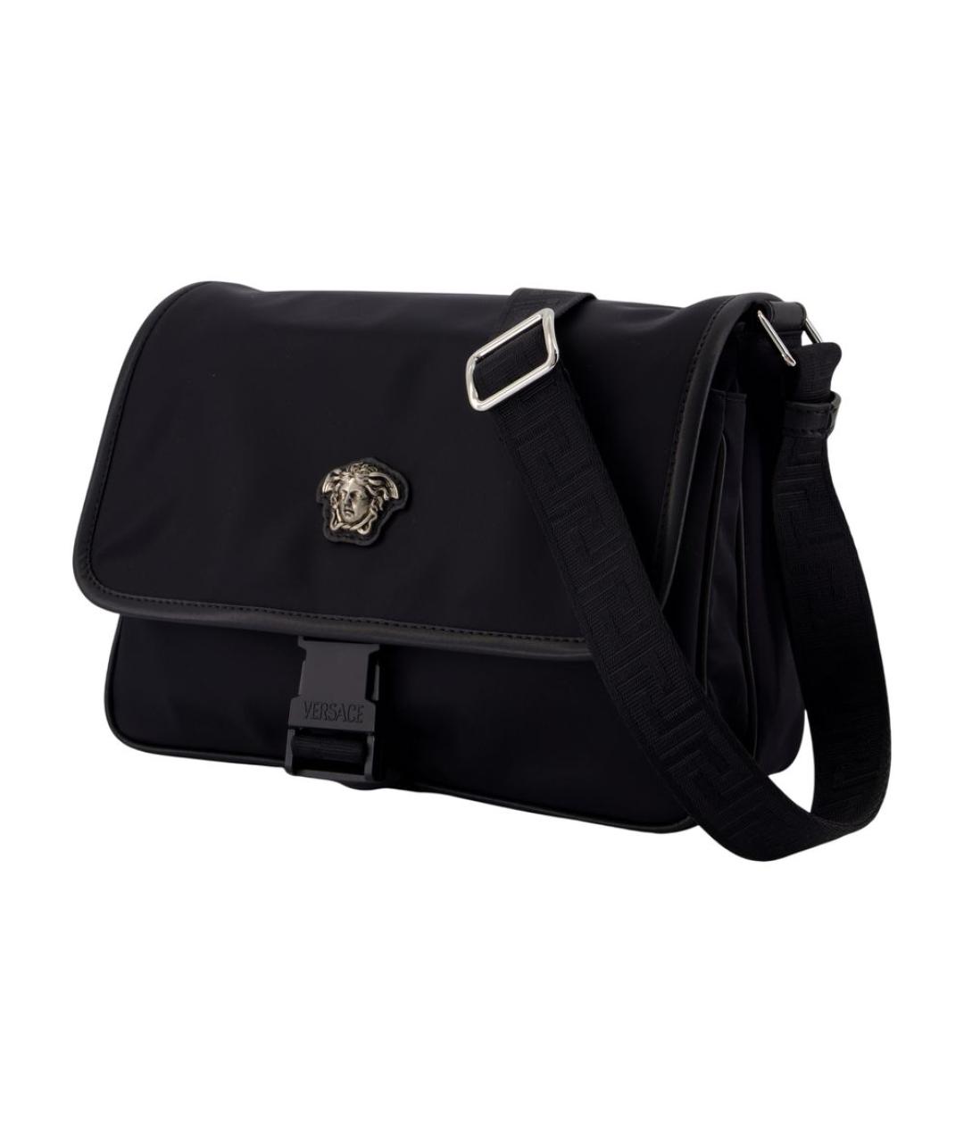 VERSACE Черная сумка на плечо, фото 2