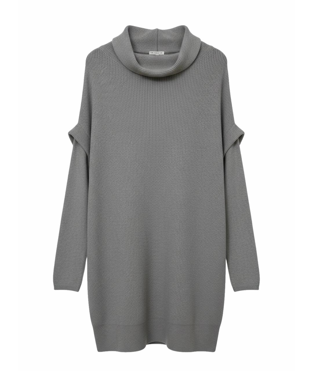 BRUNELLO CUCINELLI Серый кашемировый джемпер / свитер, фото 1