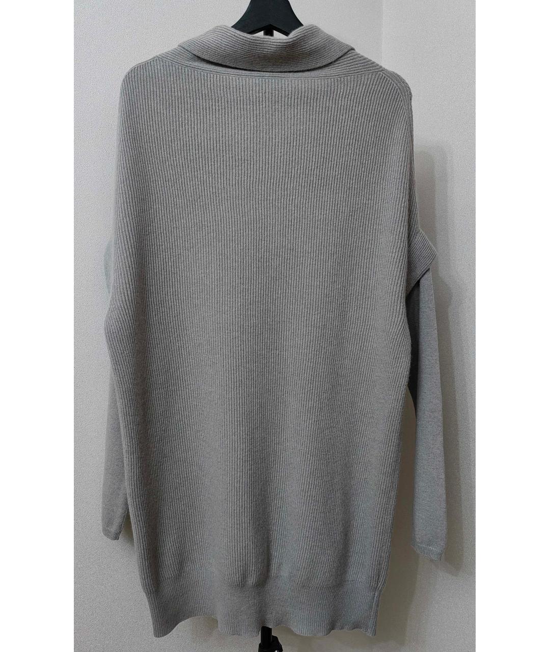BRUNELLO CUCINELLI Серый кашемировый джемпер / свитер, фото 2