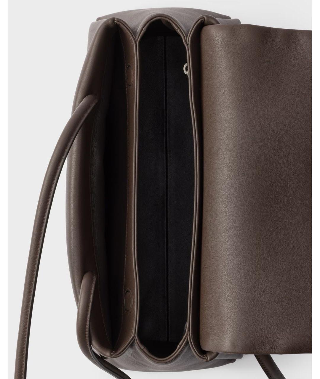 PRADA Коричневая кожаная сумка через плечо, фото 4