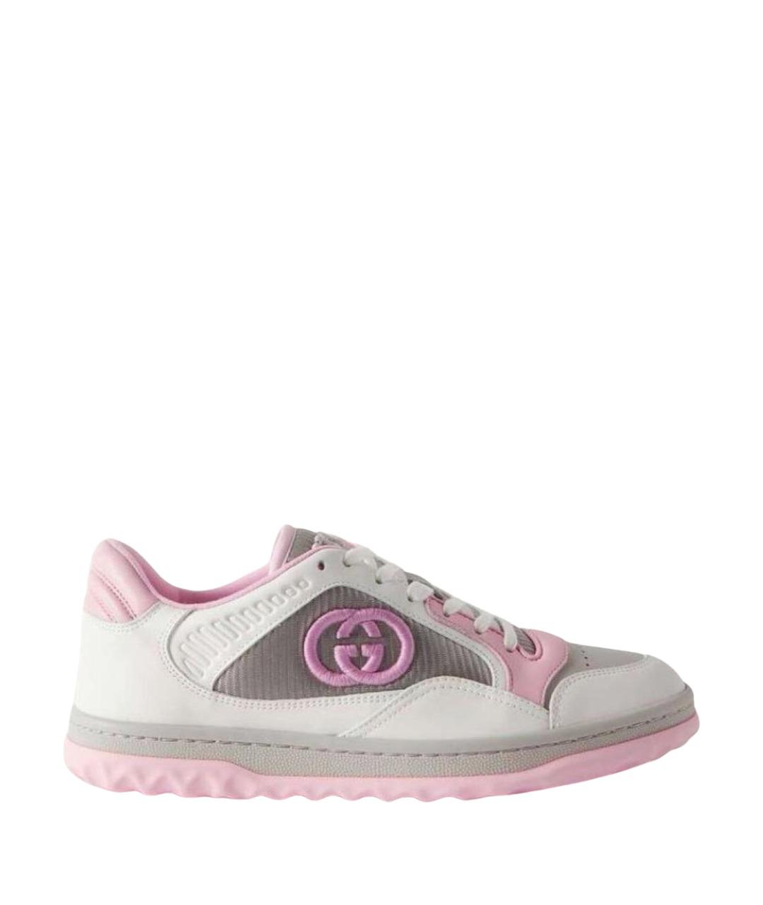 GUCCI Розовые текстильные кроссовки, фото 1