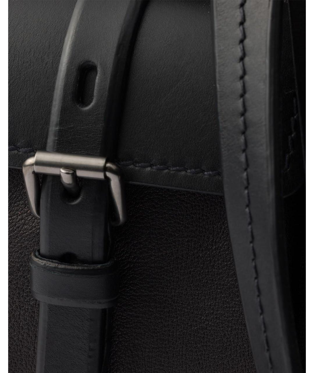 PRADA Черная кожаная сумка тоут, фото 4