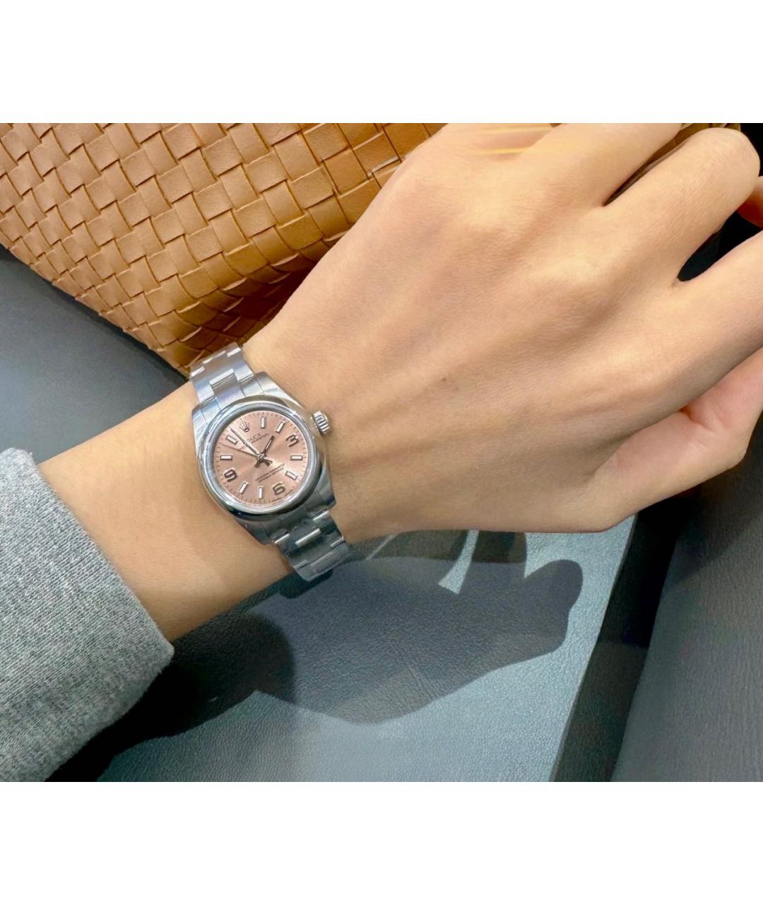 ROLEX Коралловые металлические часы, фото 7