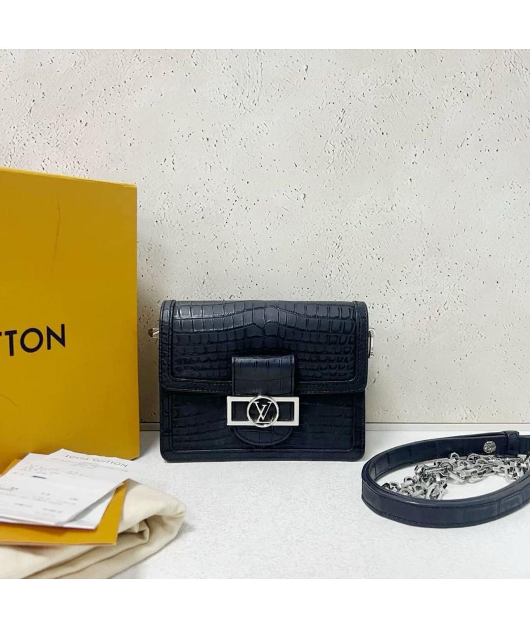 LOUIS VUITTON Черная сумка через плечо, фото 6