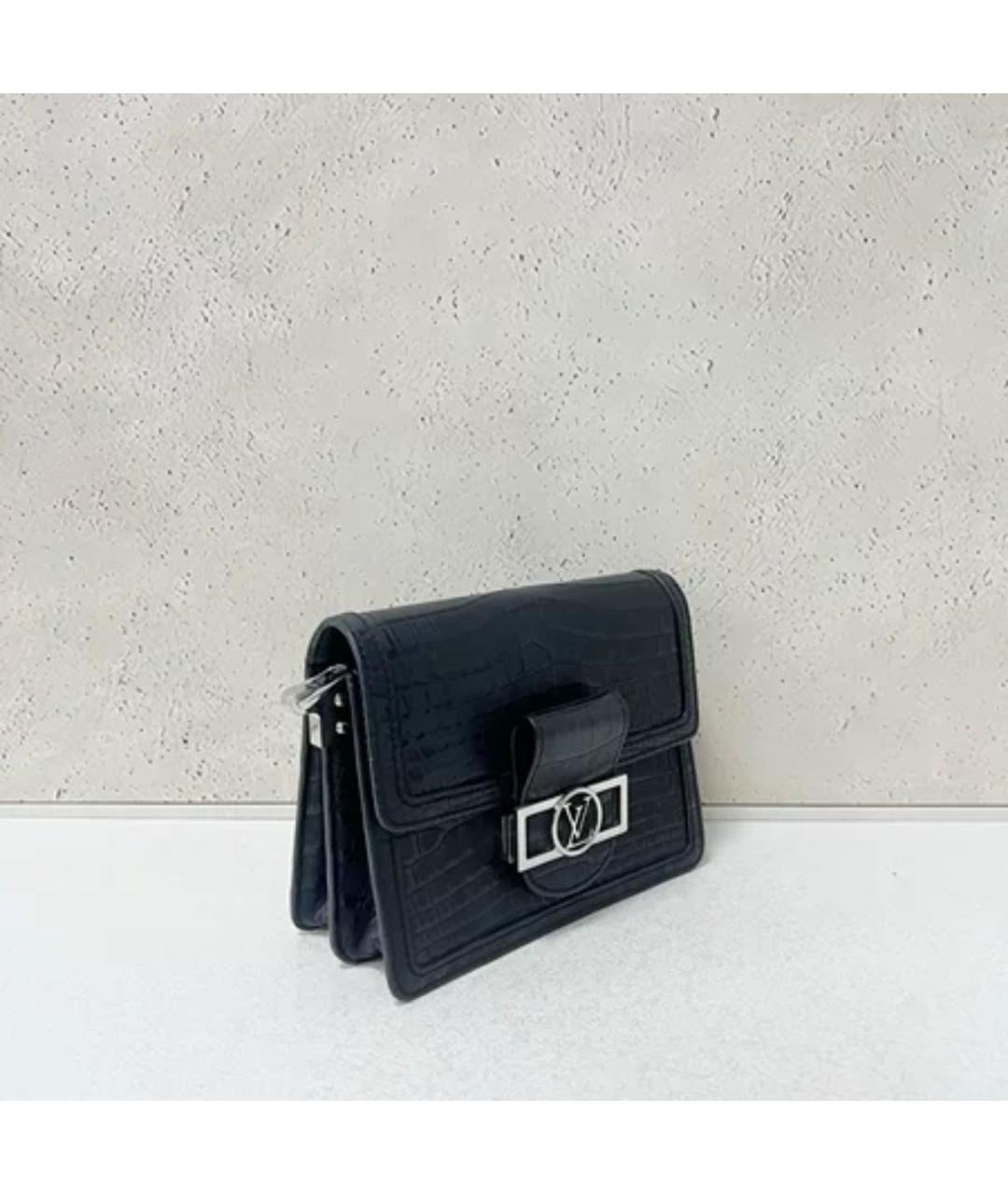 LOUIS VUITTON Черная сумка через плечо, фото 4