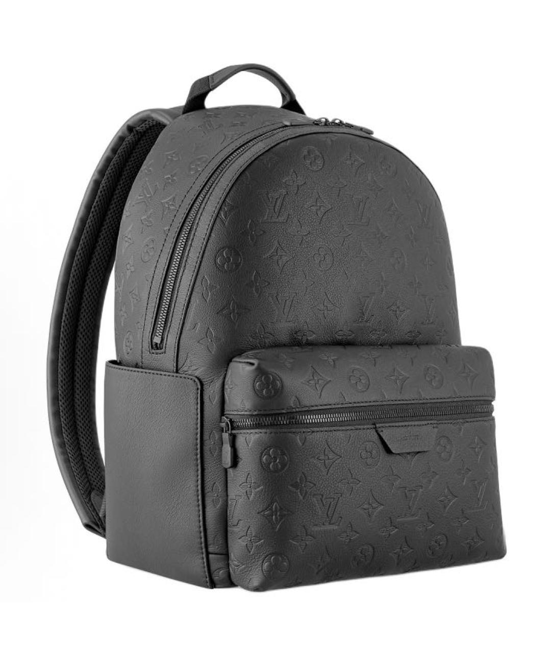 LOUIS VUITTON Черный кожаный рюкзак, фото 2