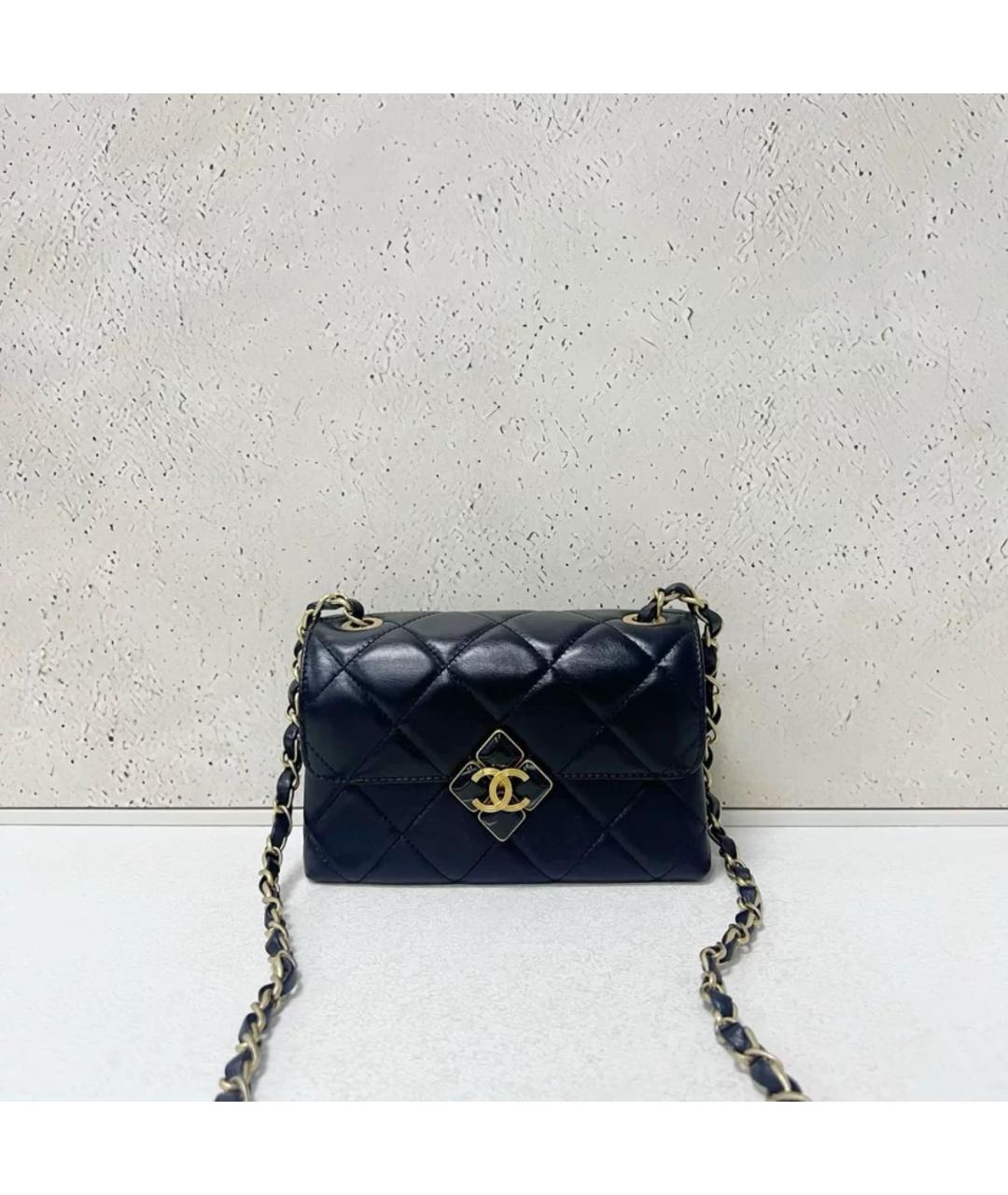 CHANEL Черная сумка через плечо, фото 6