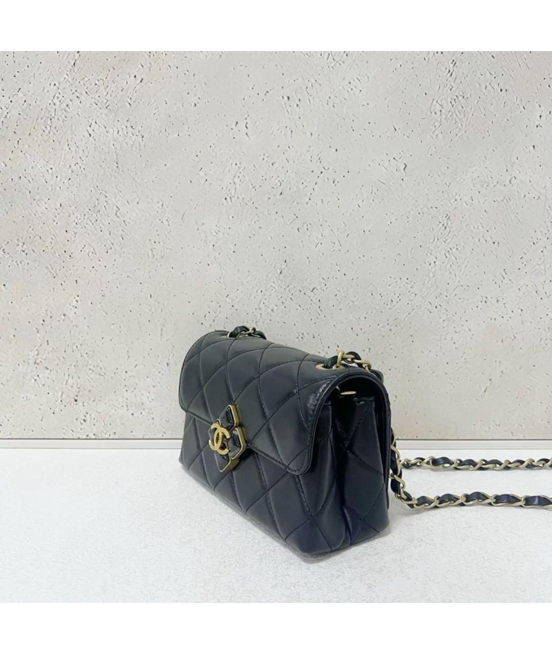 CHANEL Черная сумка через плечо, фото 3