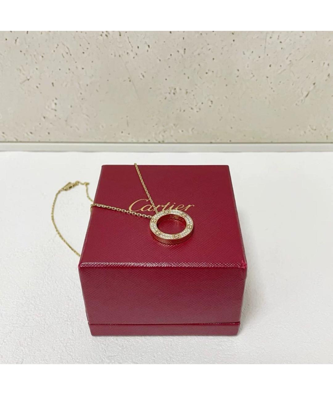 CARTIER Золотой кулон, фото 3