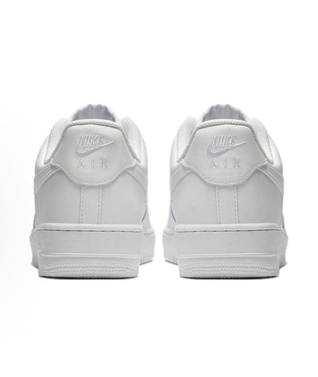 NIKE Белые кожаные низкие кроссовки / кеды, фото 4