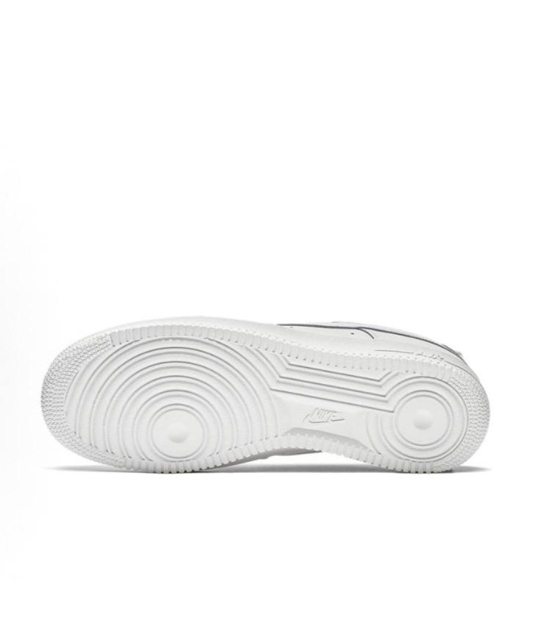 NIKE Белые кожаные низкие кроссовки / кеды, фото 5