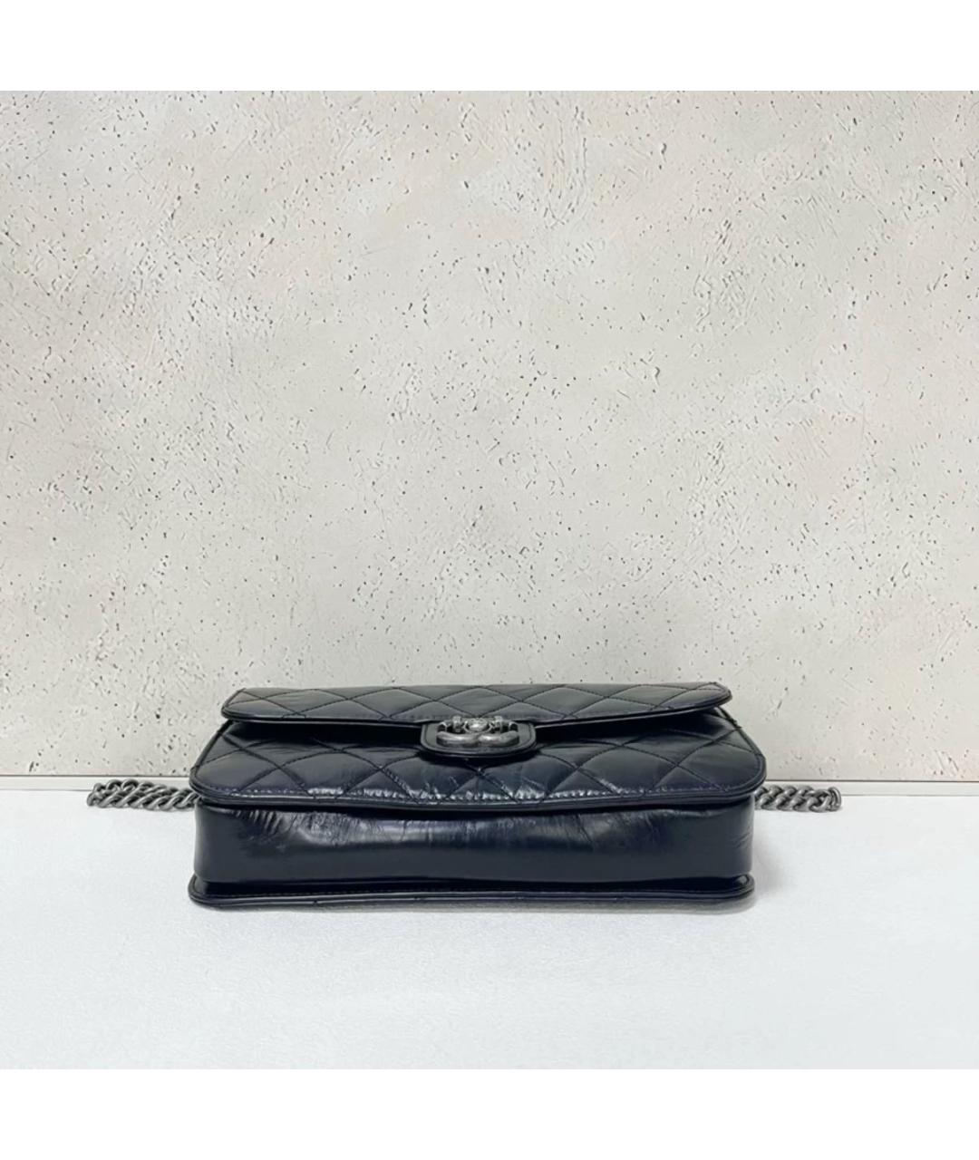 CHANEL Черная сумка через плечо, фото 5