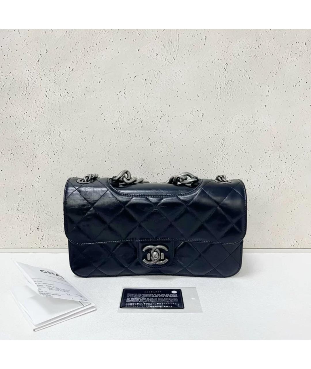 CHANEL Черная сумка через плечо, фото 6