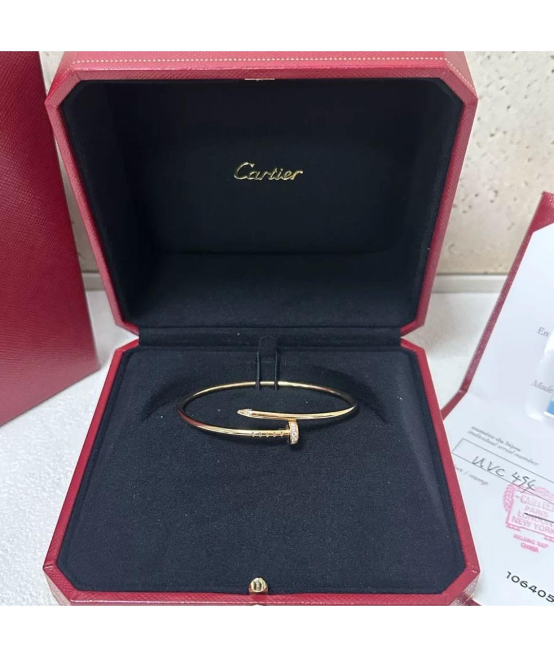 CARTIER Золотой браслет, фото 2