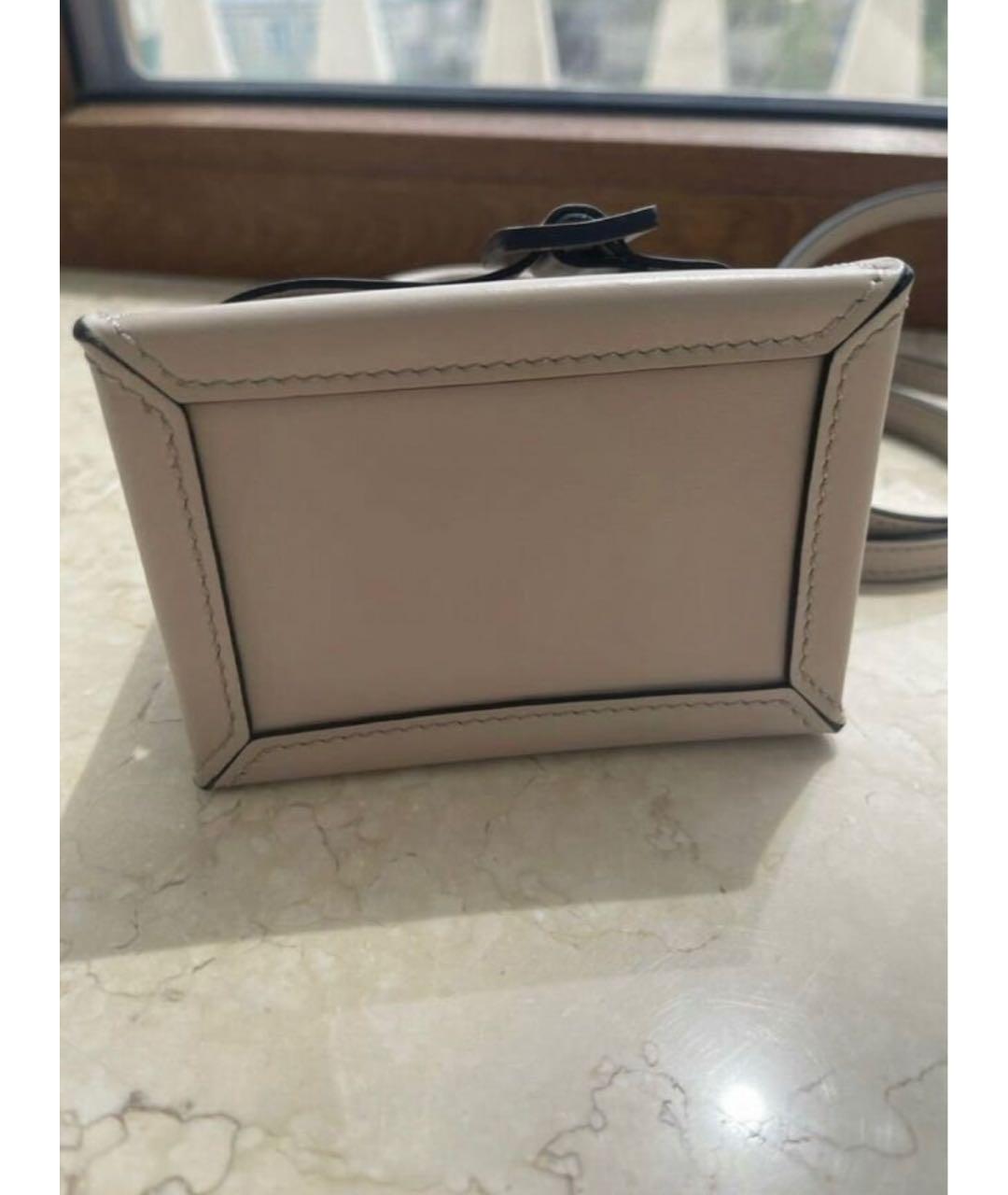 BOYY Бежевая кожаная сумка через плечо, фото 3