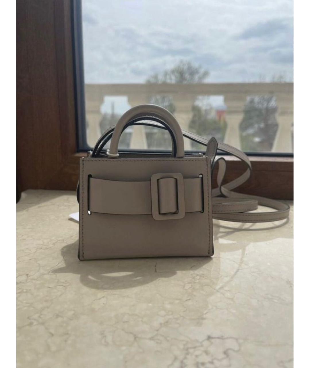 BOYY Бежевая кожаная сумка через плечо, фото 6