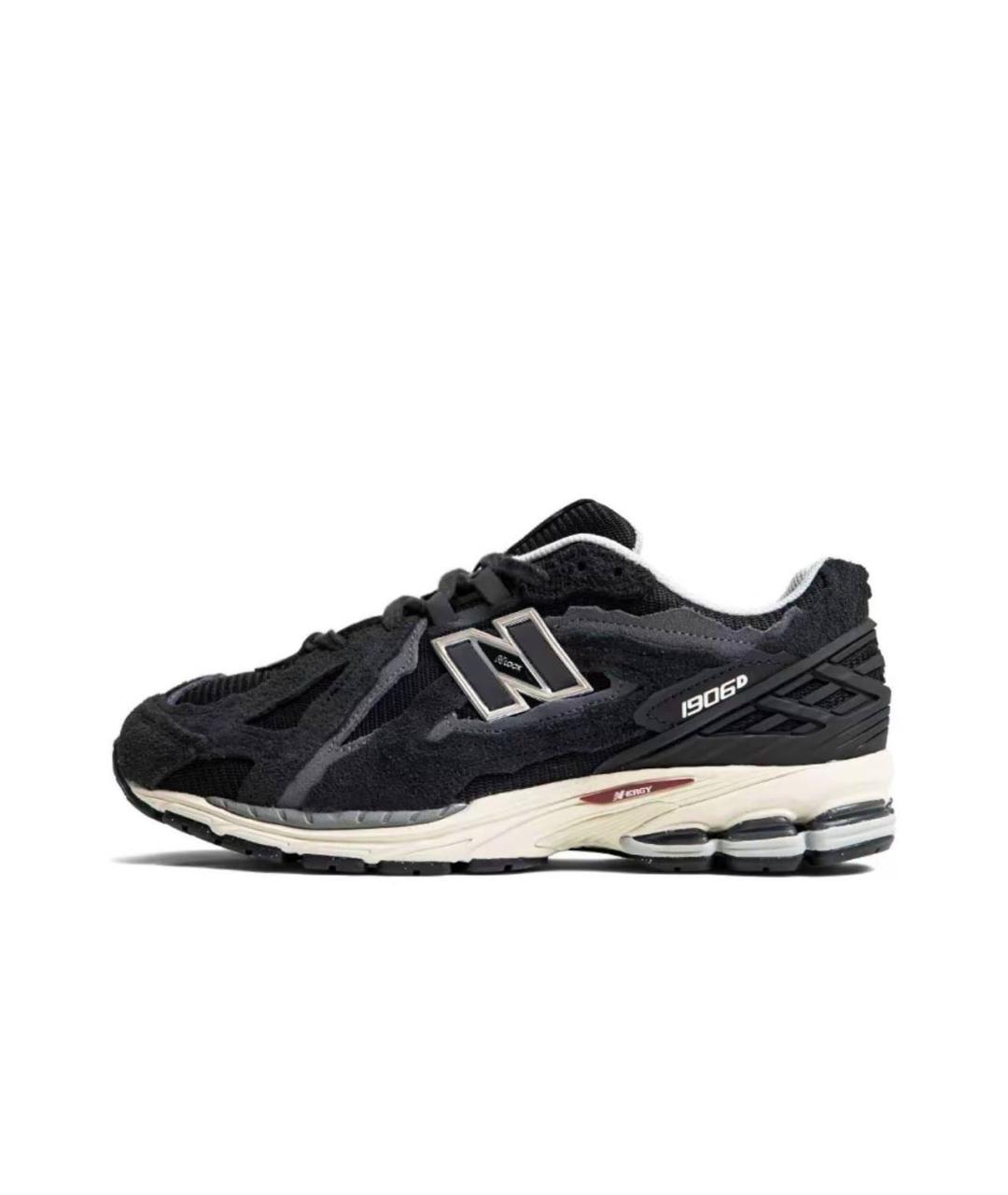 NEW BALANCE Черные замшевые низкие кроссовки / кеды, фото 6