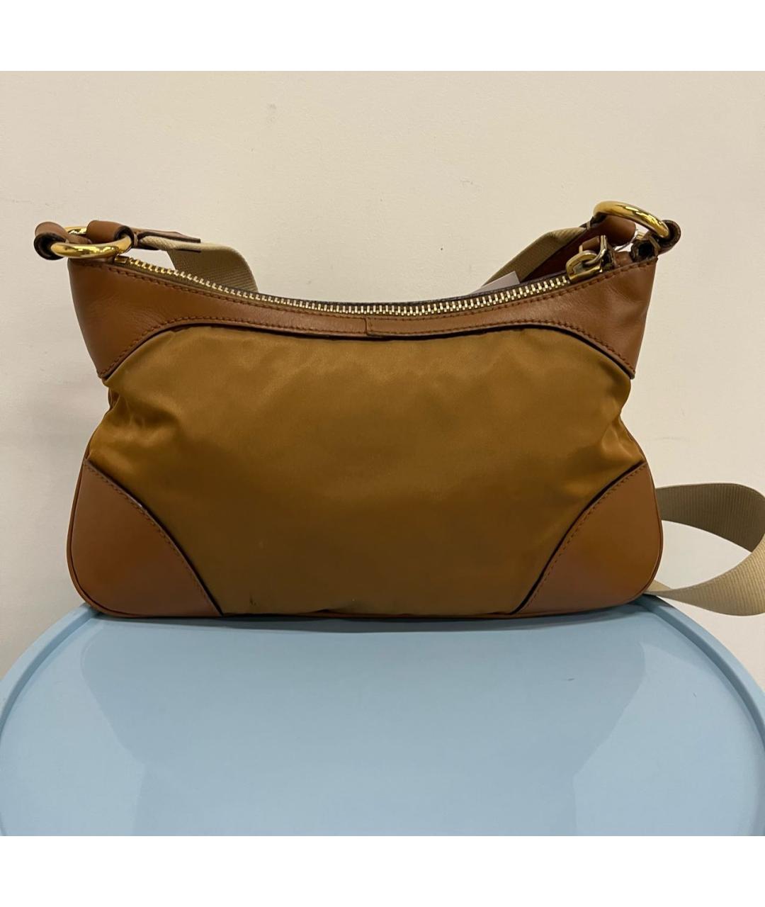 PRADA Коричневая сумка с короткими ручками, фото 2