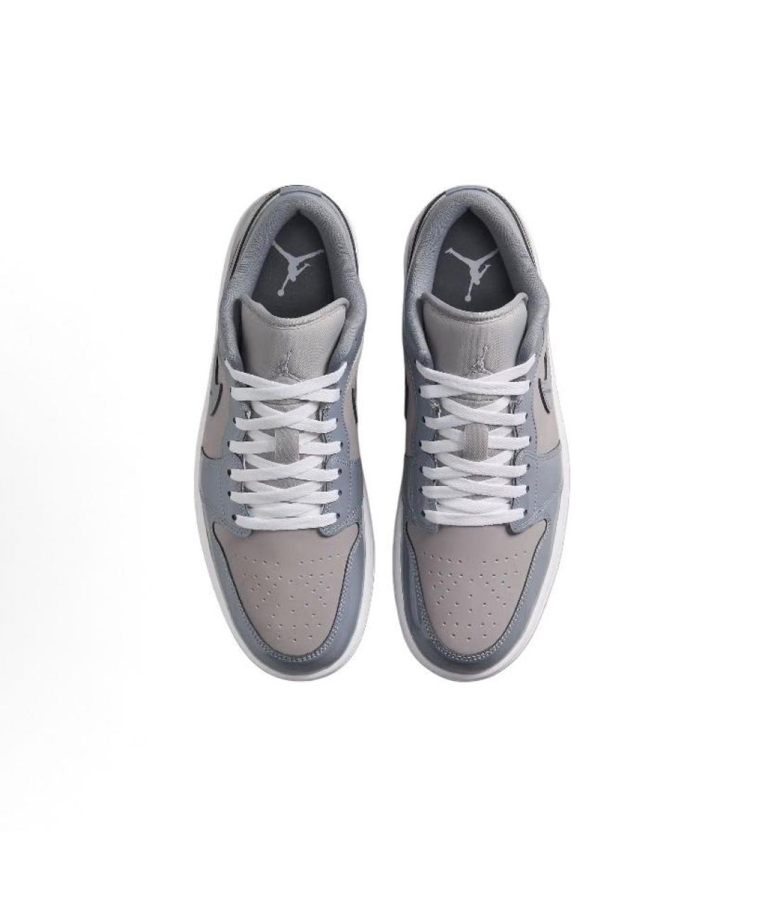 JORDAN Серые низкие кроссовки / кеды, фото 4
