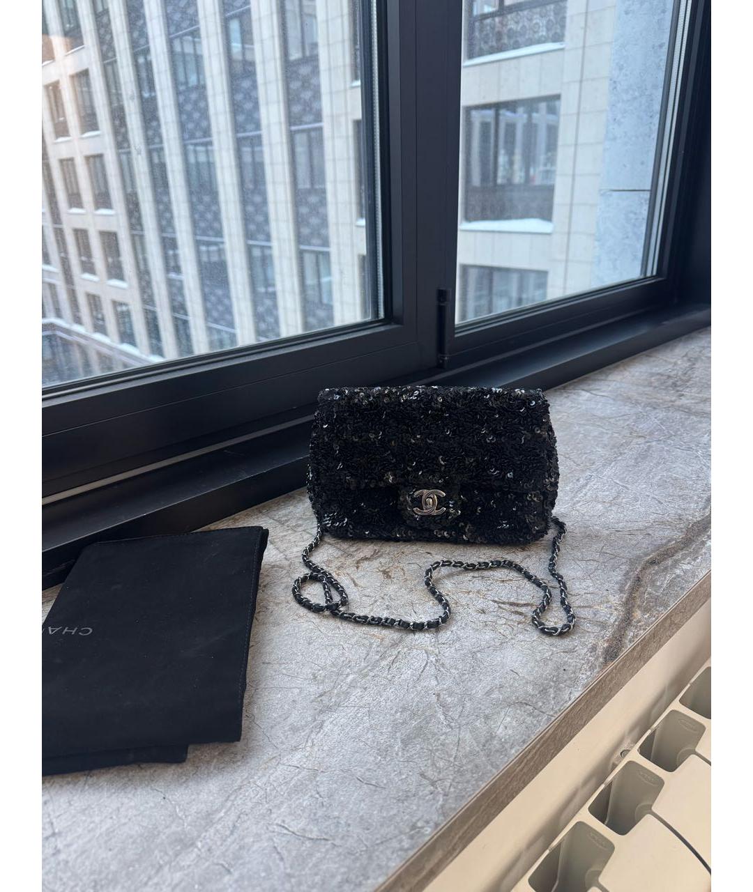 CHANEL Черная сумка через плечо, фото 2