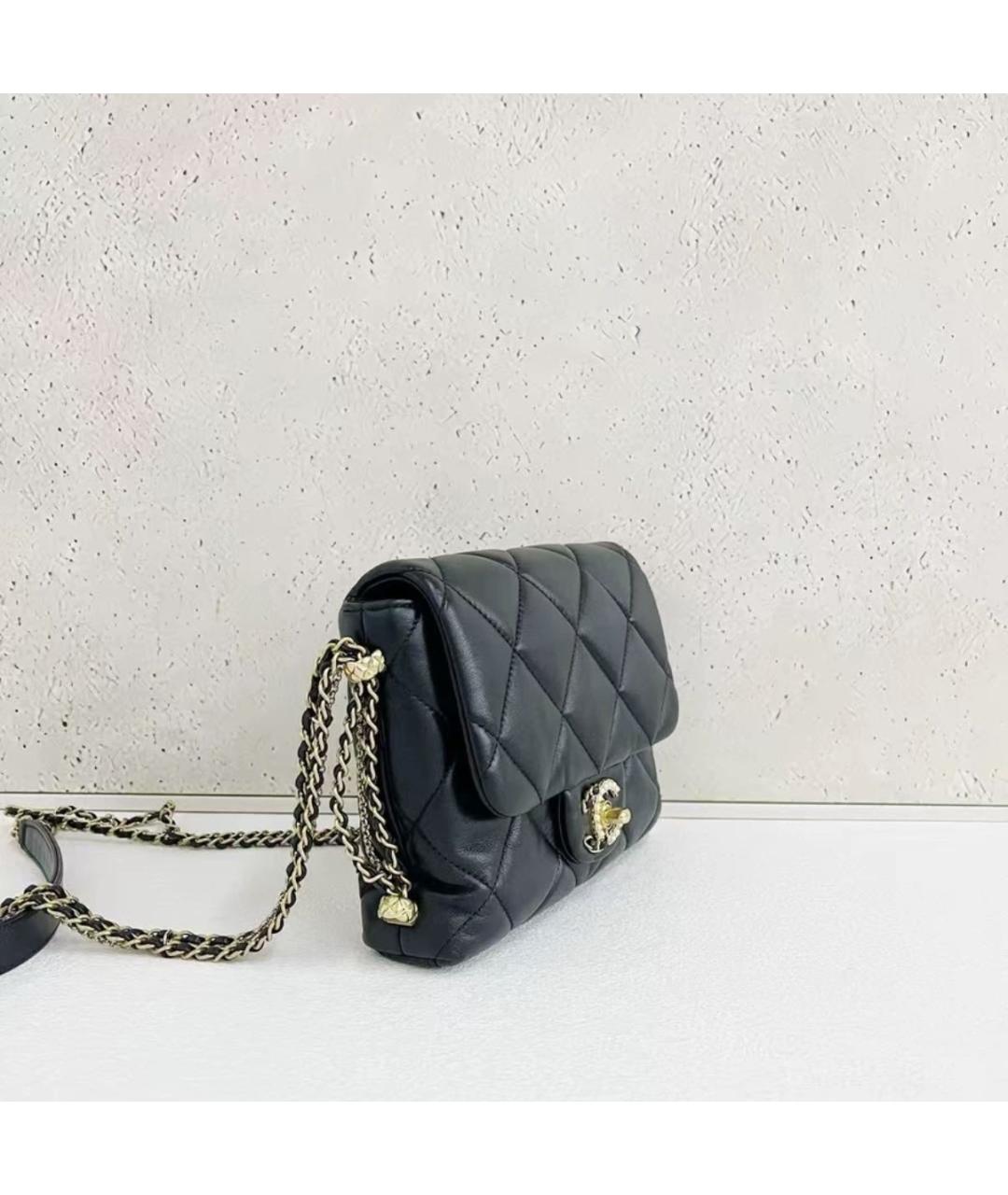 CHANEL Черная сумка через плечо, фото 3