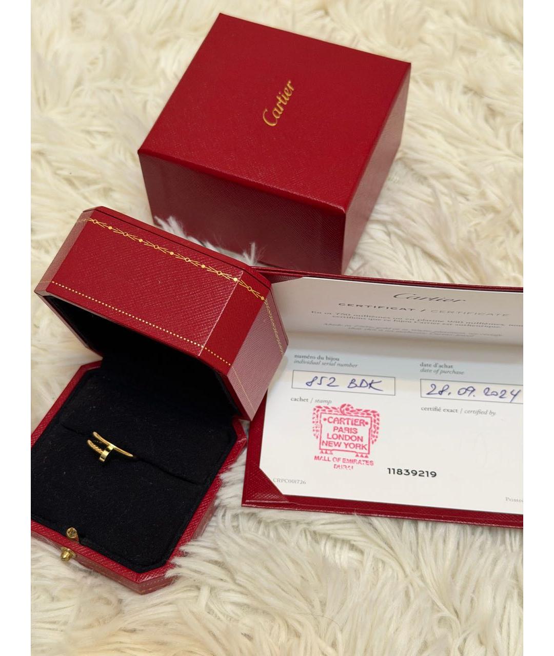 CARTIER Золотое кольцо из желтого золота, фото 6