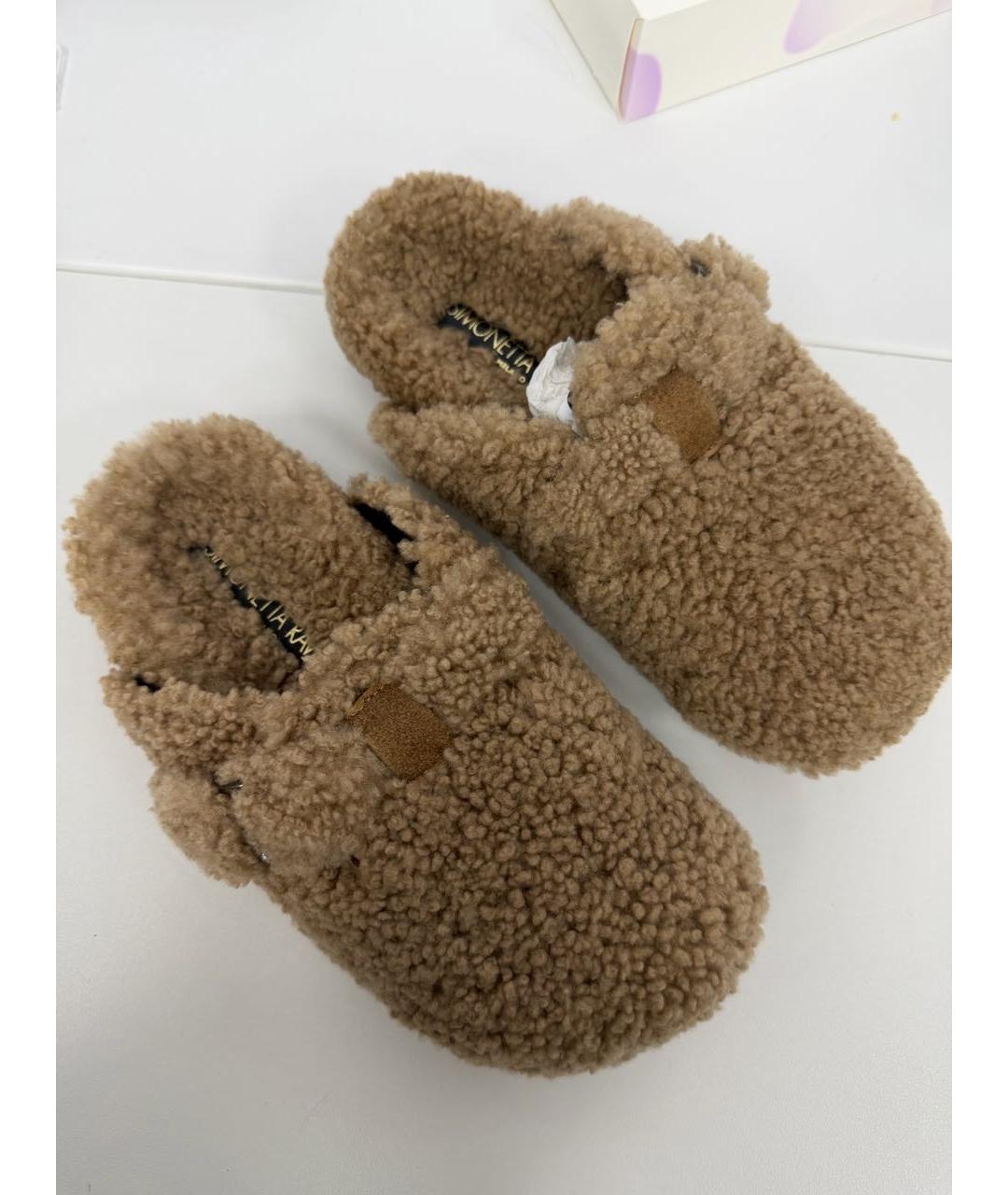 PESERICO Бежевые мюли, фото 3